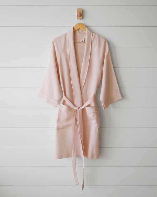 Paloma French Linen Robe – Baloo Living
