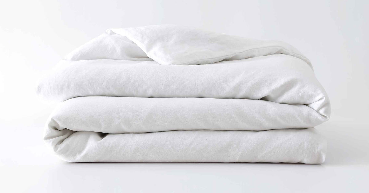 French Linen Duvet Covers for Weighted Blankets | Baloo Living