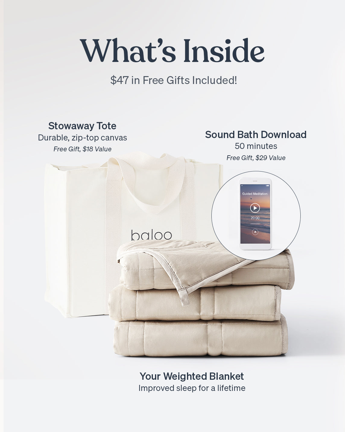 Weighted Blankets by Baloo Living I Natural materials for deep sleep