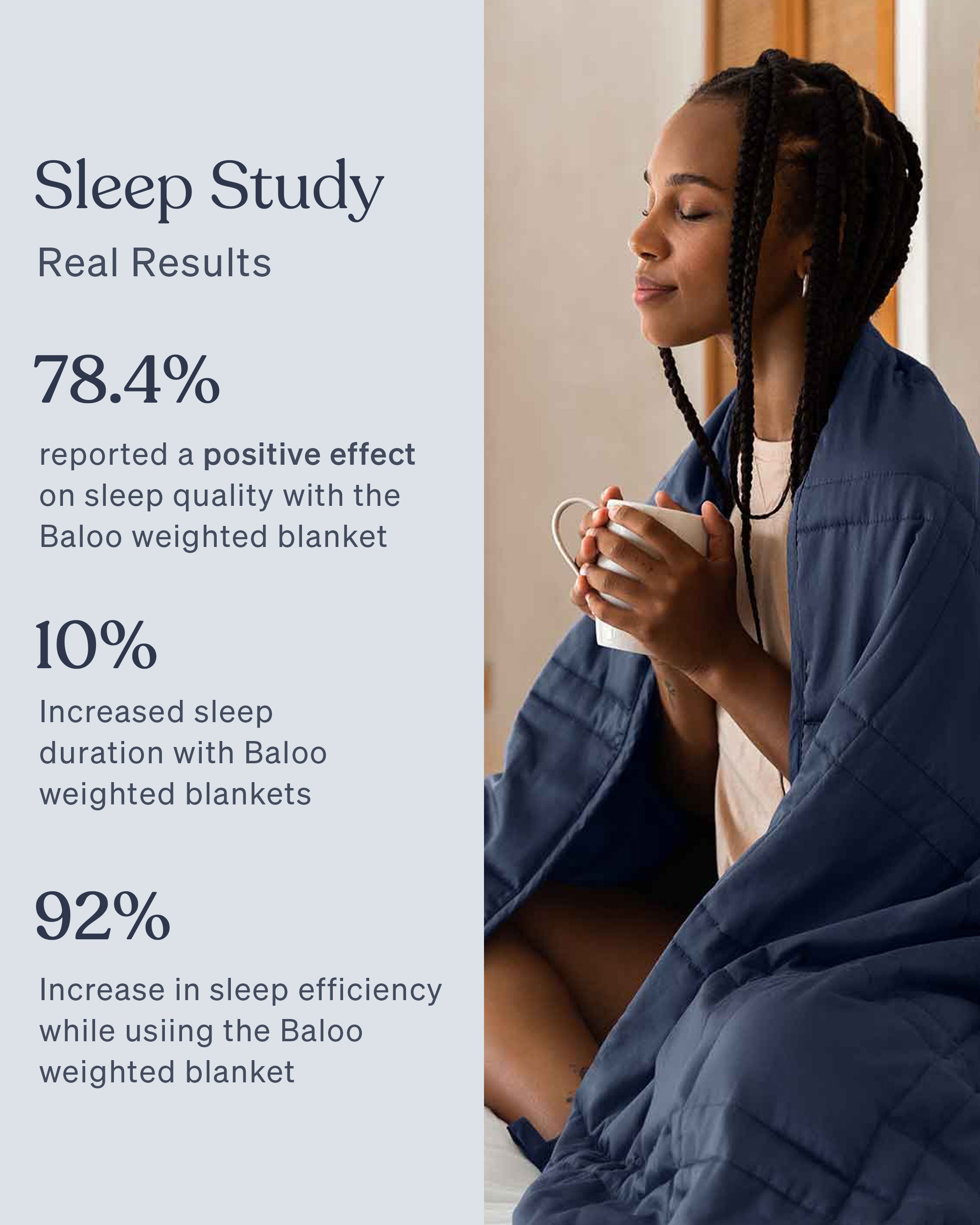Weighted Blankets by Baloo Living I Natural materials for deep sleep