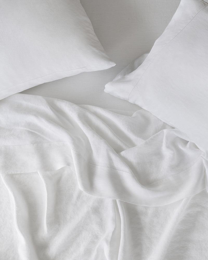 Stonewashed Linen Sheets Set